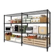 thumbnail image 2 of Heavy Duty 4-Tier Metal Shelf with 1060 lb Capacity - Adjustable L-Shaped Wire Rack for Kitchen, Pantry & Garage, 2 of 9