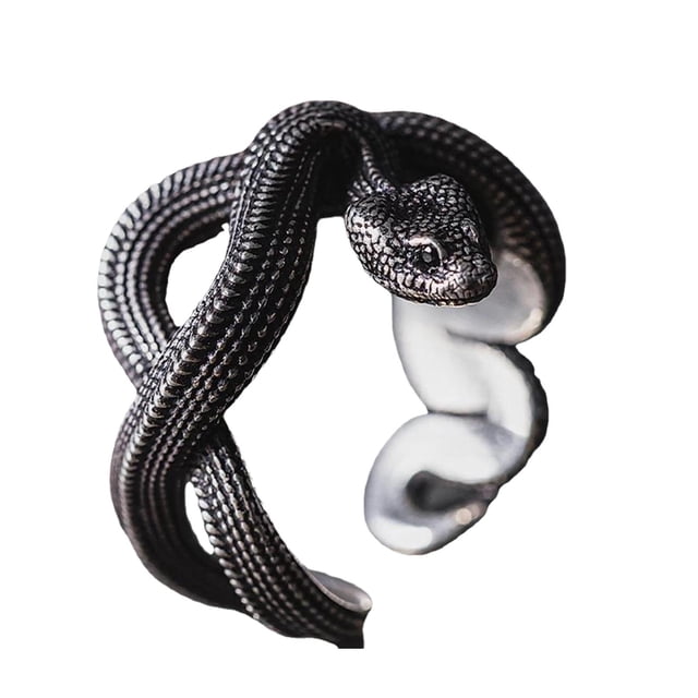 Joyas de serpiente de plata de moda, regalo para mujeres y hombres, fiesta *1 M1D5