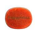 thumbnail image 6 of guohui 2xSmall Engraved Stones, Polished Flat Oval Palm Stones Tumble Stones for Gifts Dorm Desk Night Stand Decor , Orange, 2 Pcs, 6 of 9