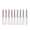 White, variant on FACEGA 9 Pcs Nail Buffer,Stainless Steel and Plastic Handle Metal Nail File,Portable and Efficient Filing Emery Boards for Nails,Rose Red