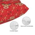 thumbnail image 3 of Fotbe Christmas With Cute Deer Funda de Almohada Decorativa Estilo Occidental, Lujo en Algodón, Fundas para Almohadas King, Cojín Estampado para Decoración del Hogar-20"x30", 3 of 6