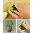 thumbnail image 4 of 3 Pcs Outil Avocat Trancheuse Créative Presse-Fruits avec Garde-Avocat, 4 of 10