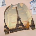 thumbnail image 6 of Eiffel Tower Womens Oversized Sweatshirts Hoodies Crewneck Casual Tops Comfy FallWinter Clothes 2024, 6 of 7
