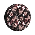 thumbnail image 1 of Fotbe Butterfly Funda de Llanta de Repuesto con Estampado, Engrosada, Ajuste Universal para Jeep, Remolque, RV, SUV, Camión-15 inch, 1 of 6