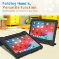 thumbnail image 4 of Kids Case for iPad 10th Generation 10.9 inch 2022, TECH CIRCLE Shockproof Light Weight Covertible Handle Stand 10.9” iPad 10th Generation Protective Case for Kids Toddlers Boys, Black, 4 of 5