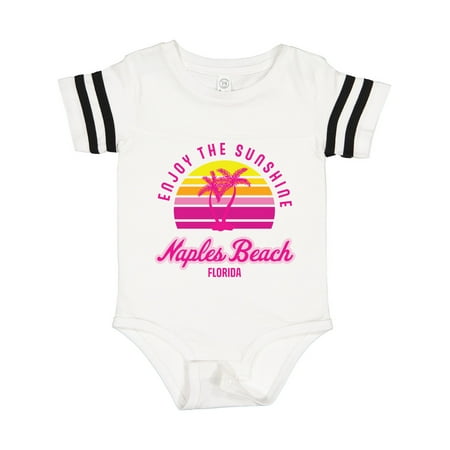 

Inktastic Summer Enjoy the Sunshine Naples Beach Florida in Pink Gift Baby Boy or Baby Girl Bodysuit