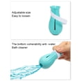 thumbnail image 4 of Greeniant Protector de garra de gato, calzado para gatos, botas ajustables para baño de mascotas, cubierta para uñas de gato, suministros Suministros para perros Verde claro, 4 of 6