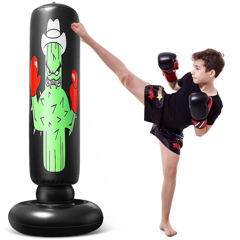 Details about   Free Standing Punching Bag Boxing Cardio Kickboxing Fitness Training Adult MMA 