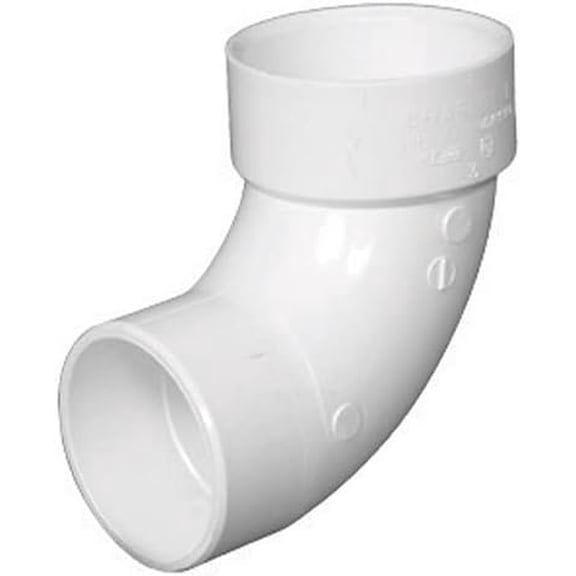Genova Products 72926 90 Sanitary Street Elbow Pipe Fitting, 2"