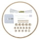 thumbnail image 1 of Kit de campanas de viento DIY, cuentas redondas de madera, adornos artesanales, colgante decorativo hecho a mano, 1 of 8