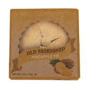 Table Talk Pies, Mini Pineapple Pie, Net Weight 4oz (114 G), 1 Count, Kosher, Whole, Cardboard Box