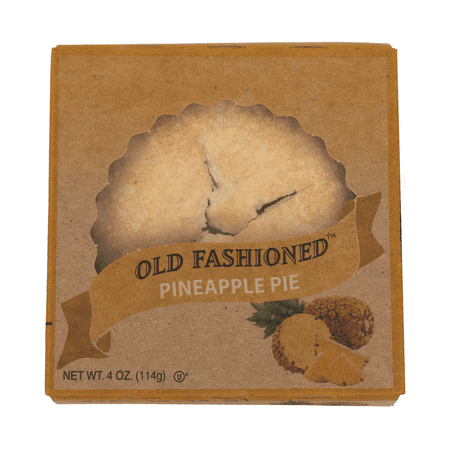 Table Talk Pies, Mini Pineapple Pie, Net Weight 4oz (114 G), 1 Count, Kosher, Whole, Cardboard Box