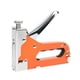thumbnail image 1 of Grapadora manual de ahorro de esfuerzo, ajustable, para carpintería, bricolaje, con 600 grapas., 1 of 12