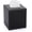 Black, variant on Square Linen Tissue Box Cover - Stylish Cube Tissue Box Holder with Magnetic Bottom, Decorative Tissue Box for Vanity Toilet Tank Dresser Night Stand Table Countertop Office Car-Grey