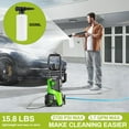 thumbnail image 3 of LAZY BUDDY Electric Pressure Washer, 2700PSI 1.7 GPM Power Washer with 4 Quick Connect Nozzles, High Pressure Cleaning Machine for Cars/Fences/Driveways/Patios, 3 of 7