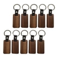thumbnail image 3 of 10 llaveros de madera rectangulares coleccionables, para bolso de coche, colgantes, pinturas, manualidades, bonitos llaveros para mujeres y hombres., 3 of 4