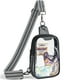 thumbnail image 1 of Bolsa transparente LATMAP con doble cremallera aprobada por el estadio, bandolera negra, 1 of 9