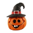 thumbnail image 2 of Mini Resin Halloween Ornament Pumpkin Figurines Vintage Tabletop Decor for Tiered Tray Shelf Party Display, 2 of 9