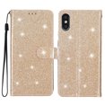 thumbnail image 1 of Compatible with iPhone XS Max Sparkling Glitter Wallet Case with Card Pocket Flip Cover, 1 of 5