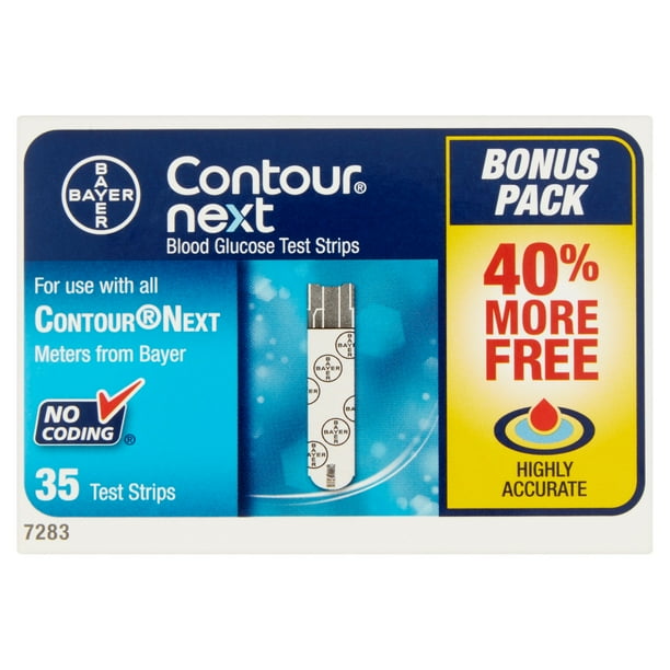 Contour Next Blood Glucose Test Strips, 35 Ct