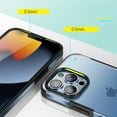 thumbnail image 2 of SaniMore for iPhone 14 Pro 6.1" 2022 Case, Wear-resistant Frosted PC Backplane & Shockproof Soft TPU Bumper Anti-fall Anti-scratch Thin Lightweight Cover for iPhone 14 Pro 6.1" 2022, Black, 2 of 9