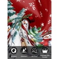 thumbnail image 7 of Red White Snowman Christmas Cloth Napkins Set of 4 Reusable Dinner Napkins, Xmas Tree Snowflake Winter Cocktail Napkin Washable Table Napkins for Wedding/Holiday Party/Baby Shower 20"x20", 7 of 7