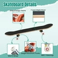 thumbnail image 4 of 31'' Complete Skateboard 7 Layer Canadian Maple Double Kick Deck Skateboards Octopus Skate Board for Beginner Adult Gifts, 4 of 5