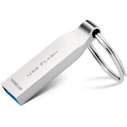 elevavie 1TB Flash Drive USB Stick Waterproof USB 3.0 Memory Stick USB Drive with Keychain, Metal USB Key for Storage