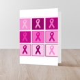 thumbnail image 4 of CafePress - Pink Ribbon Multi Pink - Greeting Card, Blank Inside Matte, 4 of 4