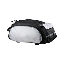 IMossad Bike Rack Bag, Waterproof Bicycle Trunk Pannier Rear Seat Bag Cycling Bike Carrier Backseat Storage Luggage Saddle Shoulder Bag