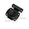 Practical Door Lock Latches Gate French inside Bathroom Stall Slide