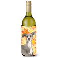 thumbnail image 1 of "Treasures - Abrazo decorativo para botella de otoño de galgo italiano, 750 ml, multicolor" Caroline's Treasures  BB9527LITERK, 1 of 1