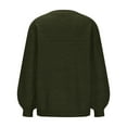 thumbnail image 5 of RYRJJ Oversized Sweaters for Women Long Sleeve Crew Neck Pullover Sweater Casual Fall Heathered Knit Tops Fashion(Army Green,L), 5 of 6