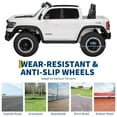 thumbnail image 5 of Eastvita 12V Licensed RAM Electric Pickup Truck for Kids, Dual Motor, Remote, LED, Music, Storage, 5 of 7