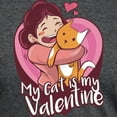 thumbnail image 3 of CafePress - My Cat Is My Valentine T Shirt - Mens Tri-blend T-Shirt, 3 of 4