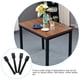 thumbnail image 2 of EeaseMX 4 patas plegables para mesa de cama, resistentes y duraderas, para portátil (negras), 2 of 8