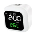 thumbnail image 1 of Reloj despertador digital para niños, función de sincronización, pantalla de 12/24 horas, reloj electrónico de escritorio para escritorio, dormitorio, Macarena Reloj despertador digital, 1 of 8