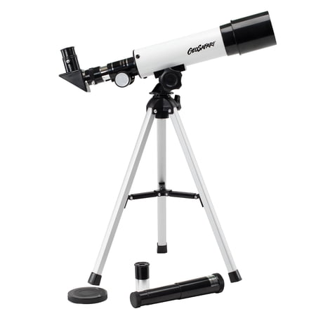 Educational Insights GeoSafari Vega 360 Telescope STEM Toy with 80x Magnification, for Kids Boys Girls Age 7+