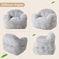 thumbnail image 5 of Giant Bean Bag Chair, 51" Large Bean Bag Chairs for Adults Kids High-Density Foam Filled Bean Bag Couch with Armrests, Big Beanbag Sofa Chair for Reading, 5 of 8