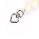 thumbnail image 5 of Accesorios de cadena de perlas Liso Blanco Imitación Perla Teléfono Cadena Correas San Valentín Día Decoración Regalos de cumpleaños para mujer Plata Inevent AP004772-03, 5 of 7