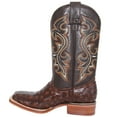 thumbnail image 4 of The Western Shops Men’s Genuine Leather Quill Ostrich Print Western Cowboy Square Toe Rodeo Boots, 4 of 4