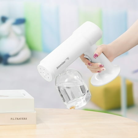

Disinfecting Spray Gun Handheld Rechargeable Nano Sprayer 23 Ounces (About 650 G) Large-Capacity Electric Sprayer Nozzle Adjustable Mist Suitable For Home Office School Or Garden