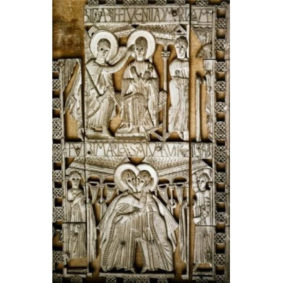 Posterazzi SAL3810463 Annunciation & Visitation 8th C. Artist Unknown Stone Poster Print - 18 x 24 in.