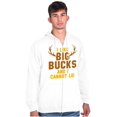 thumbnail image 5 of I Like Big Bucks Funny Hunting Zip Hoodie Sweatshirt Men Brisco Brands S, 5 of 5