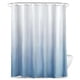 thumbnail image 1 of Juego de cortinas de baño con tapete y ganchos Cortina de ducha de baño de tela degradada impermeable texturizada 180 * 180 cm JAMW Sencillez, 1 of 5