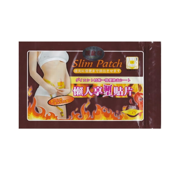 ziyahi 10pcs Women Weight Loss Thin Belly Sticker Slimming Sleep Patch Burning Fat Navel Stickers