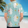 thumbnail image 6 of High Quality Hawaiian Shirts for Men Short Sleeve Aloha Beach Shirt Floral Summer Casual Button Down Shirts Blouses NI8K4G, 6 of 7