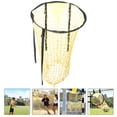 thumbnail image 4 of CIMAXIC Soccer Training Net Yellow Nylon Football Practice Net Foldable for Effective Football Skill Training, 4 of 6