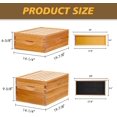 thumbnail image 5 of MayBee 8-Frame Langstroth Beehive Dipped in 100% Beeswax, Bee Hive for Beginner, Honey Bee Hives Includes 2 Deep Bee Boxes, 1 Bee Hive Super with Beehive Frames and Foundation (3 Layer), 5 of 5