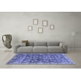 thumbnail image 3 of Ahgly Company Indoor Rectangle Oriental Blue Traditional Area Rugs, 2' x 5', 3 of 4